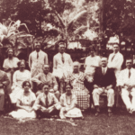 The surviving Beven siblings with their parents - Blanche is standing, second from right.