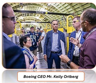 Boeing CEO Mr. Kelly Ortb