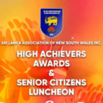 HSC High Achievers Awards 2024 presented by Sri Lanka Association of NSW.