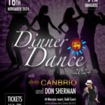 Dinner Dance 2024 With CANBRIO and DON SHERMAN - 16TH NOVEMBER 2024 - 7PM ONWARDS