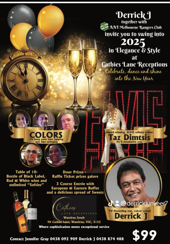 NYE dinner dance - 31st December 2024 - ( Melbourne Event )