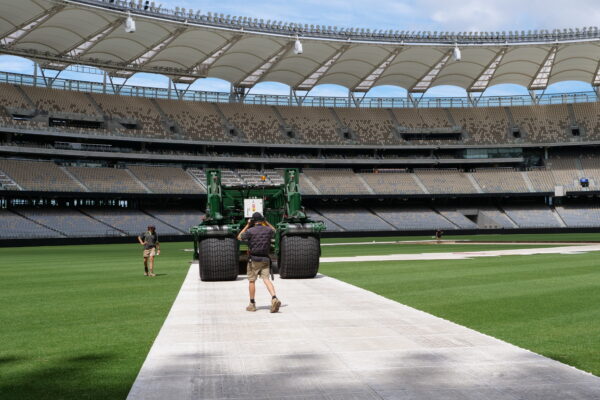 Perth is prepared for a sensational summer of cricket, with the wicket installed at Perth Stadium ahead of the upcoming NRMA Insurance West Test, Australia v Pakistan ODI, and KFC BBL|14.