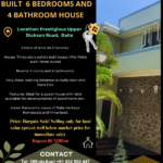 Three Story Solidly Built 6 bedroom and 4 bathroom House - Upper Dickson Road, Galle, Sri Lanka