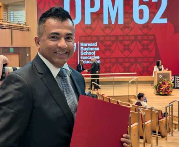 Jamitha Pathirana (founder CEO at B.dynamic Group, Australia) graduates from the OPM program at Harvard Business School, an achievement that means more to him than any other qualification on his CV.