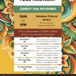 Sinhalese Cultural Centre - Sri Lankan Food Takeaway on Sunday the 24th November