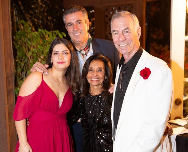 Alan and Serene Awar with Rene and Iswari 