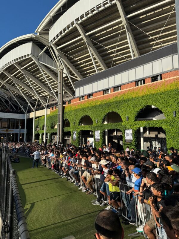 An Open Day Australia Cricket Team Training Session at Adelaide Oval today (3 December 2024)