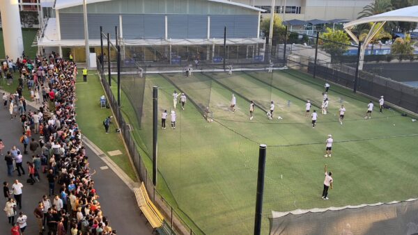 An Open Day Australia Cricket Team Training Session at Adelaide Oval today (3 December 2024)