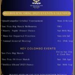 MELBOURNE OBSC 2025 EVENTS CALENDER
