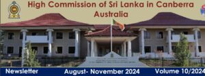 Sri Lanka High Commission Canberra - September to November 2024 Newsletter
