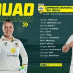Australian squad named for historic CommBank Women's Ashes Test Match