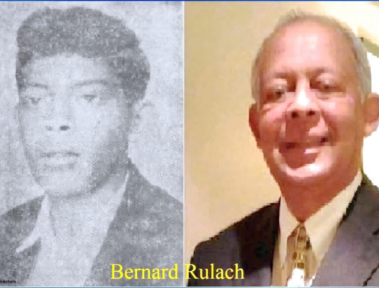 BERNARD Rulach is no more. Vale’ a great of St.Mary’s College Dehiwala. – BY TREVINE RODRIGO IN MELBOURNE.   (eLanka Sports Editor).