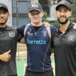 DARIUS VISSER WITH JORDAN COX AND NICK LARKIN