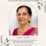 In Loving Memory of Samarawickrama Jeanette ( 1930-2025 )