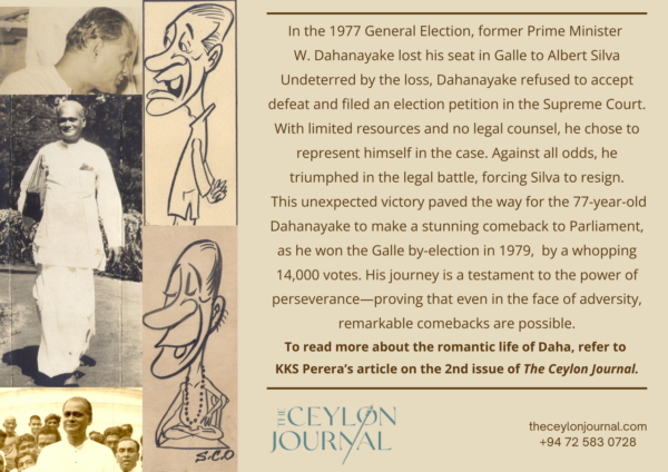 KKS Perera's Take on Dahanayake -The Ceylon Journal