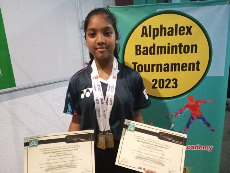 Young Rozeth Dias a Badminton Champion in the making – By Sunil Thenabadu