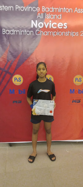 Young Rozeth Dias a Badminton Champion in the making - By Sunil Thenabadu