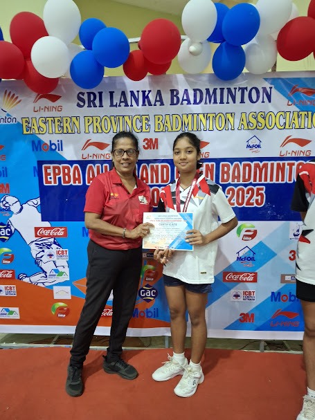 Young Rozeth Dias a Badminton Champion in the making - By Sunil Thenabadu