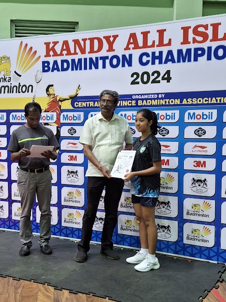 Young Rozeth Dias a Badminton Champion in the making - By Sunil Thenabadu