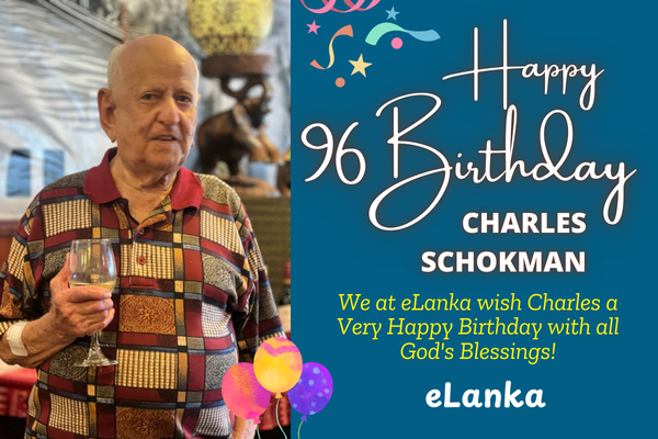 Charles Schokman Happy 96th Birthday eLanka (1)