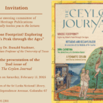 Discover the Wonders of Adam's Peak & Celebrate the Launch of The Ceylon Journal's 2nd Issue!