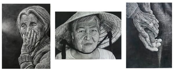 L_Vo_(Traces of Memory Reminiscence of You)_ Drawing_85x60by3_2024.