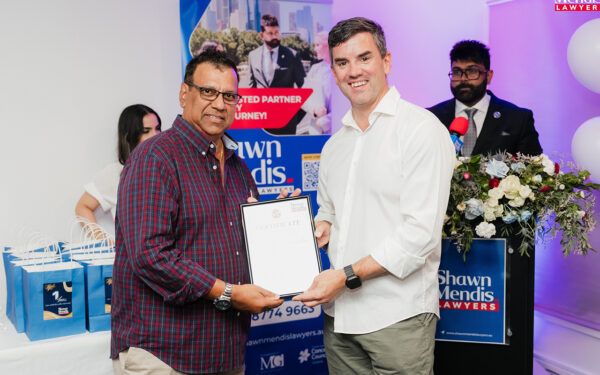 Shawn Mendis Lawyers Celebrate First Anniversary at Pakenham Office, Victoria