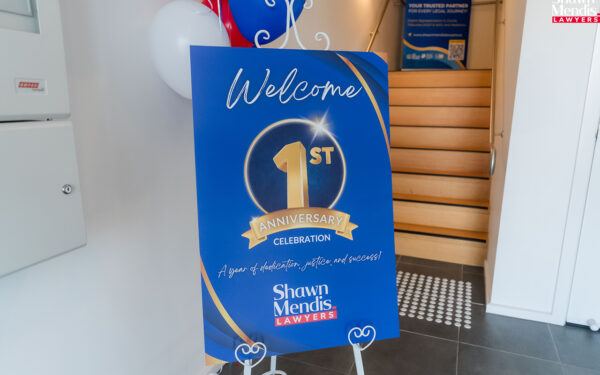 Shawn Mendis Lawyers Celebrate First Anniversary at Pakenham Office, Victoria