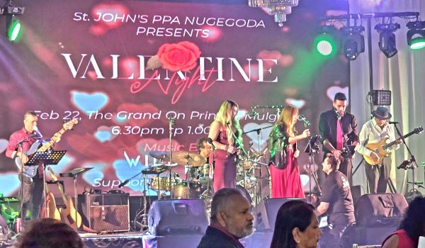 St John's College Nugegoda Valentine's night at Melbourne.