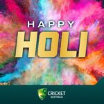 Cricket Australia extended warm wishes to everyone celebrating the vibrant festival of Holi.