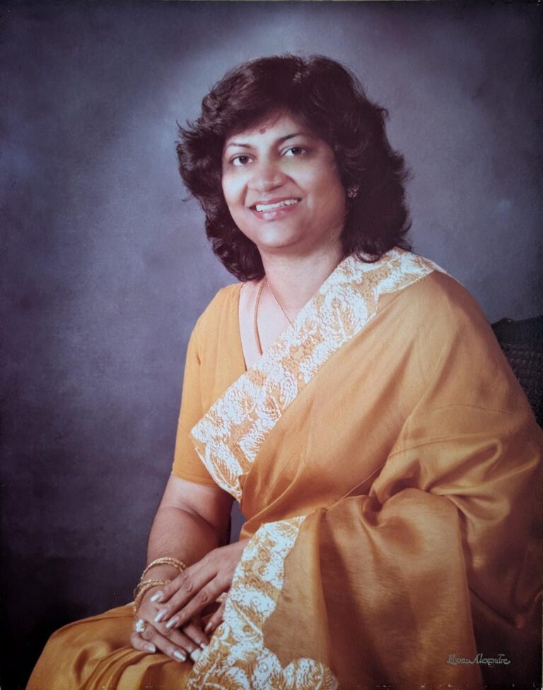 Lekha Wickramasekaran  of Encino, Ca.  Passed Away on March 5th, 2025