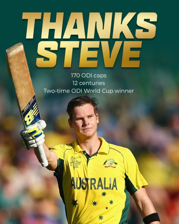 Steve Smith retires from ODI cricket after stellar career