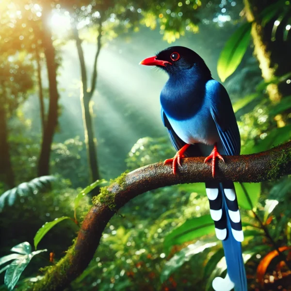 The Sri Lankan Blue Magpie A Jewel of the Rainforest - By Malsha - eLanka