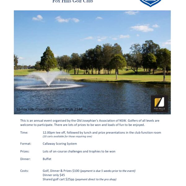 OLD JOES GOLF CHALLENGE-Sunday 5th October 2025 Fox Hills Golf Club