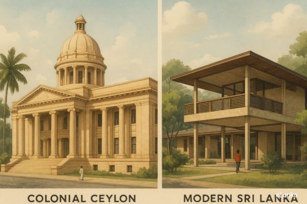 Evolution of Architecture from Colonial Ceylon to Modern Sri Lanka