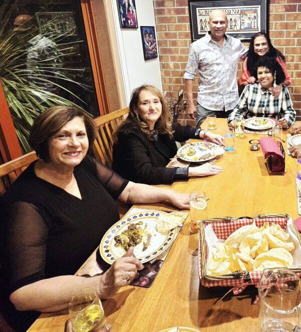 Sandy's home in Dingley to celebrate his 70's milestone birthday