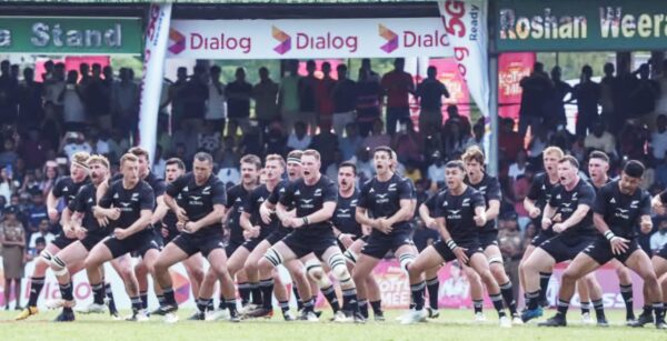'Small Blacks' give Tuskers a Rugby lesson at Nittawela. Brilliant running rugby reduces locals to an awesome inspiring experience.  - BY TREVINE RODRIGO IN MELBOURNE.  (eLanka Sports Editor).