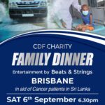 CDF CHARITY FAMILY DINNER - 6th September - 6.30pm ( BRISBANE event )
