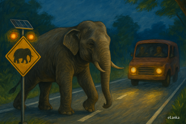 Sri Lanka elephant road accidents