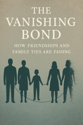 An Inspiration message for July 2025 - The Vanishing Bond - How Friendships and Family Ties Are Fading - By Charles Schokman